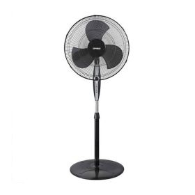 Optimus 18 in. Oscillating Stand Fan in Black