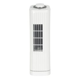 Optimus F-7348WH 14 Inch Portable Ultra-Slim Desktop Tower Fan in White