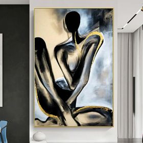 Handmade Nude Human Body Oil Paintings On Canvas Wall Art Decoration Modern Abstract Picture For Home Decor  - 50X70cm