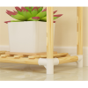 Wooden Multi-Tiered Plant Stand Perfect for Indoor and Outdoor Flower Display - A6