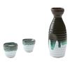 3 Pcs Japanese Style Ceramic Wine Bottle Wine Glass Household Wine Sake Cups - Default