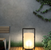 PSFT823a. Outdoor courtyard solar energy D26x19 floor lamp - PSFT823b