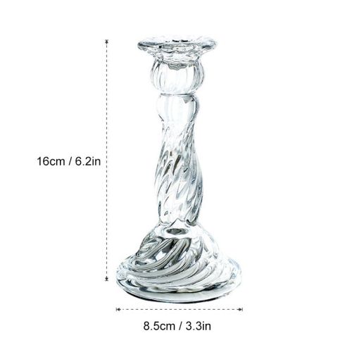 Glass Candle Holder Candlestick Wedding Centerpiece Candle Holders Romantic Wedding Centerpieces For Tables Wedding Home Decor - 16x8cm - CN Glass Candle Holder Candlestick Wedding Centerpiece Candle Holders Romantic Wedding Centerpieces For Tables Wedding Home Decor - 16x8cm - CN