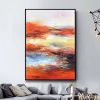 100% Hand Painted Abstract scenery Oil Painting On Canvas Wall Art Frameless Picture Decoration For Live Room Home Decor Gift - 50x70cm