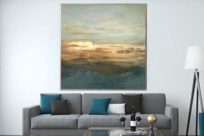 Painting On Canvas Gold Foil Artwork Acrylic Painting Wall Painting Contemporary Abstract Artwork Home Decor Large Abstract - 70x70cm