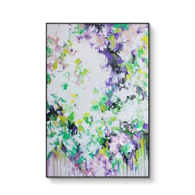 100% Unique Abstract Wall Art Hand Painted Personality Painting Beautiful On Canvas Modern Flower Pictures Home Decoration - 60x90cm