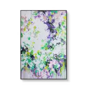 100% Unique Abstract Wall Art Hand Painted Personality Painting Beautiful On Canvas Modern Flower Pictures Home Decoration - 90x120cm