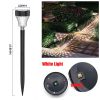 Solar Outdoor Lights New Garden Lamps Powered Waterproof Landscape Path for Yard Backyard Lawn Patio Decorative LED Lighting - Upgrade 1 White