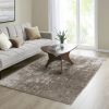 Cozy Shag Abstract Area Rug - as Pic