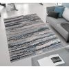 Watercolor Abstract Stripe Woven Area Rug - as Pic