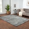 Talas Trellis Area Rug in Grey and Cream - as Pic