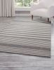 Hampton White and Gray Polypropylene Indoor/ Outdoor Area Rug 8x10 - as Pic