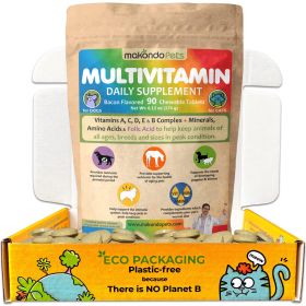 Prenatal Dog Vitamins Multivitamin for Dogs and Cats with Folic Acid Minerals and Amino Acids. Ideal for Pregnant Breast Feeding and Newborn Pets Seni