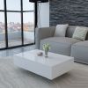 Coffee Table High Gloss White - White