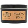 Nika's Home Fresh Cut Flowers 7oz Black Tin Soy Candle - Strong Scented and Long Lasting - Nika's