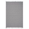 NAAR Guros Collection 4X6 White /Geometric Indoor/Outdoor Area Rug - as Pic