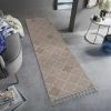 NAAR Guros Collection 2X8 Cream /Trellis Indoor/Outdoor Area Rug - as Pic