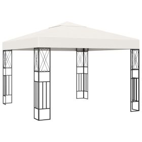 Gazebo 9.8'x9.8' Cream Fabric - Cream