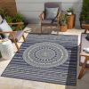 Sunshine GC_HAR2016 Blue 7 ft. 10 in. x 10 ft. 3 in. Indoor/Outdoor Area Rug - as Pic