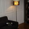 Modern Classic Stainless Floor Lamp w/ 4 LED Bulbs - as show