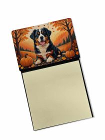 NEW Bernese Mountain Dog Fall Sticky Note Holder Refillable Dispenser Self-Sticky Note Pads, Memo Pads Blank Desk Accessories