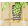 Wooden Multi-Tiered Plant Stand Perfect for Indoor and Outdoor Flower Display - A6