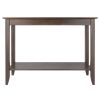 Santino Console Hall Table; Oyster Gray - 16648