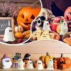 4 Pcs Large Halloween Ghost Candles Halloween Party Decor - 4PCS