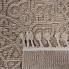 NAAR Guros Collection 4X6 Beige /Medallion Indoor/Outdoor Area Rug - as Pic