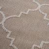 4X6 Ivory /Trellis Indoor/Outdoor Area Rug - as Pic