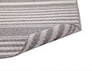 Hampton White and Gray Polypropylene Indoor/ Outdoor Area Rug 8x10 - as Pic