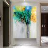 Modern Park Landscape Oil Painting Leonid Afremov Abstract Canvas Painting Wall Art Poster Prints Living Room Home Decor - 90x120cm