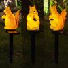 1pc Solar Resin Squirrel Floor Lamp; LED Outdoor Rain Light Courtyard Garden Lawn Landscape Light - Gnomes Dragon - Squirrel