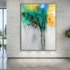 Modern Park Landscape Oil Painting Leonid Afremov Abstract Canvas Painting Wall Art Poster Prints Living Room Home Decor - 50x70cm