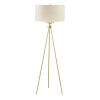 Pacific Metal Tripod Floor Lamp with Glass Shade - as Pic