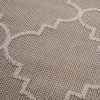 NAAR Guros Collection 2X8 Ivory /Trellis Indoor/Outdoor Area Rug - as Pic