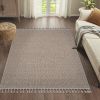 NAAR Guros Collection 4X6 Beige /Medallion Indoor/Outdoor Area Rug - as Pic