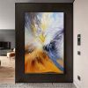 Gold Foil Picture Art Hand Painted Modern Abstract Oil Painting Canvas Wall Art Living Room Home Decor Painting - 100x150cm