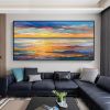 Handmade Hand Painted Wall Art On Canvas Abstract Knife Painting Landscape Dusk For Home Decoration Decor - 90X120cm