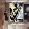 Handmade Nude Human Body Oil Paintings On Canvas Wall Art Decoration Modern Abstract Picture For Home Decor  - 60X90cm