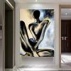 Handmade Nude Human Body Oil Paintings On Canvas Wall Art Decoration Modern Abstract Picture For Home Decor  - 100X150cm