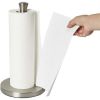 Better Homes & Gardens Free-Standing Paper Towel Holder with Weighted Non-Slip Base, 14 Inch, Nickel - Better Homes & Gardens