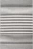 Hampton White and Gray Polypropylene Indoor/ Outdoor Area Rug 8x10 - as Pic