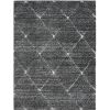 Talas Trellis Area Rug in Grey and Cream - as Pic