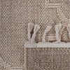 NAAR Guros Collection 4X6 Cream /Trellis Indoor/Outdoor Area Rug - as Pic