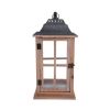 Better Homes & Gardens Rustic Wood Candle Holder Lantern, Medium - Better Homes & Gardens