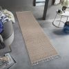 NAAR Guros Collection 2X8 Beige /Medallion Indoor/Outdoor Area Rug - as Pic