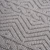 NAAR Guros Collection 4X6 White /Geometric Indoor/Outdoor Area Rug - as Pic