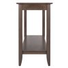 Santino Console Hall Table; Oyster Gray - 16648