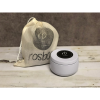 Rosbas Candle, Gardenia Scented, Natural Soy Wax, 6 oz White Tin, Cotton Wick, Long Burn Time, Drawstring Cotton Bag, Home, Handmade in USA - rosbas